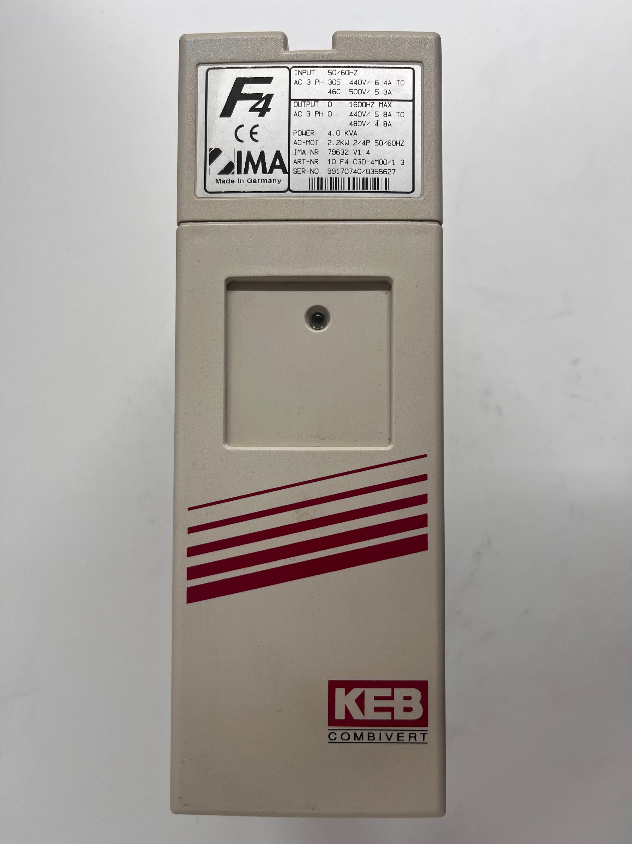 Produktfoto 2 von KEB Frequenzumrichter F4 für IMA Kantenbearbeitungsmaschinen IMA-Nr. 79632 V1.4