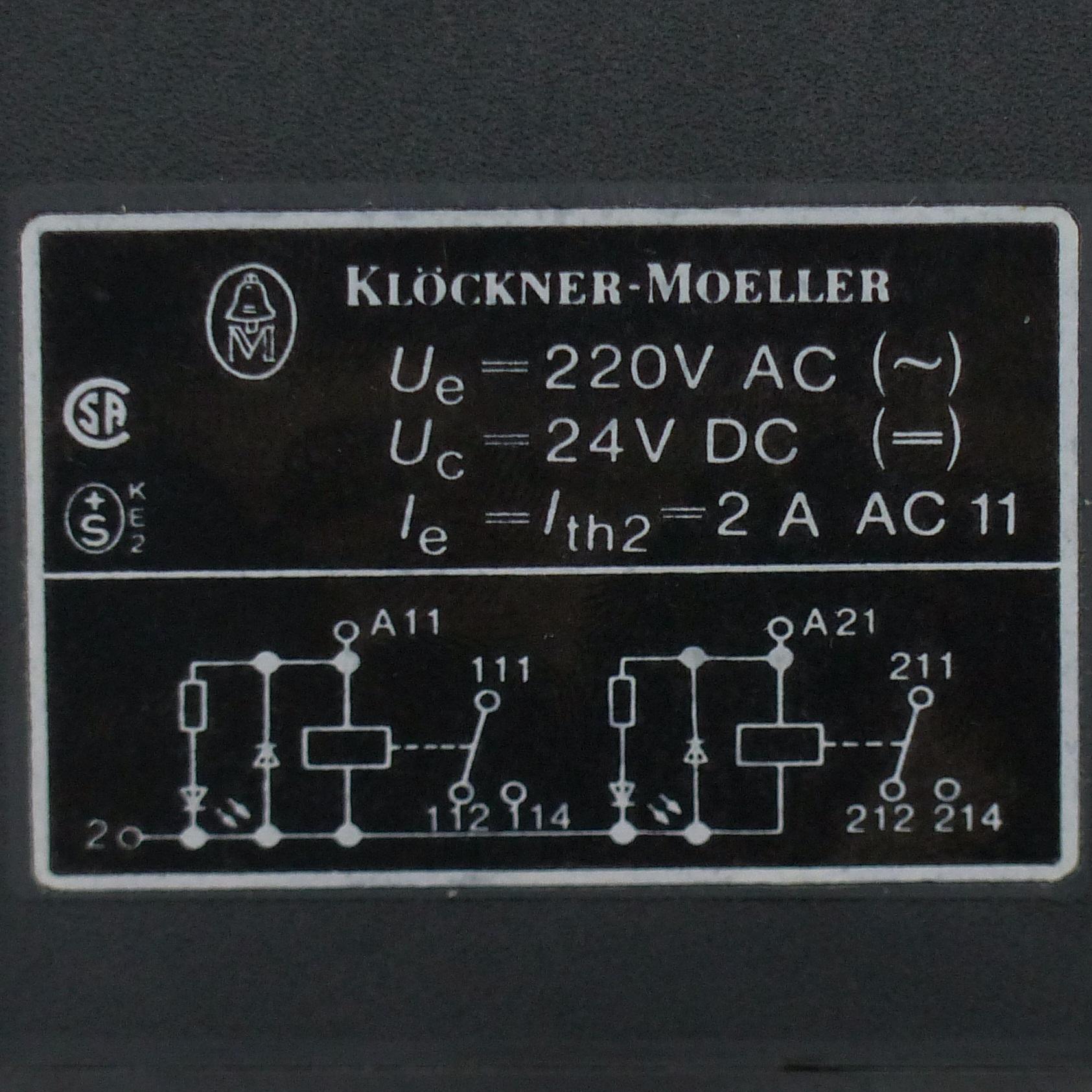 Produktfoto 2 von KLöCKNER-MöLLER Eingabebaustein ETSV1-2