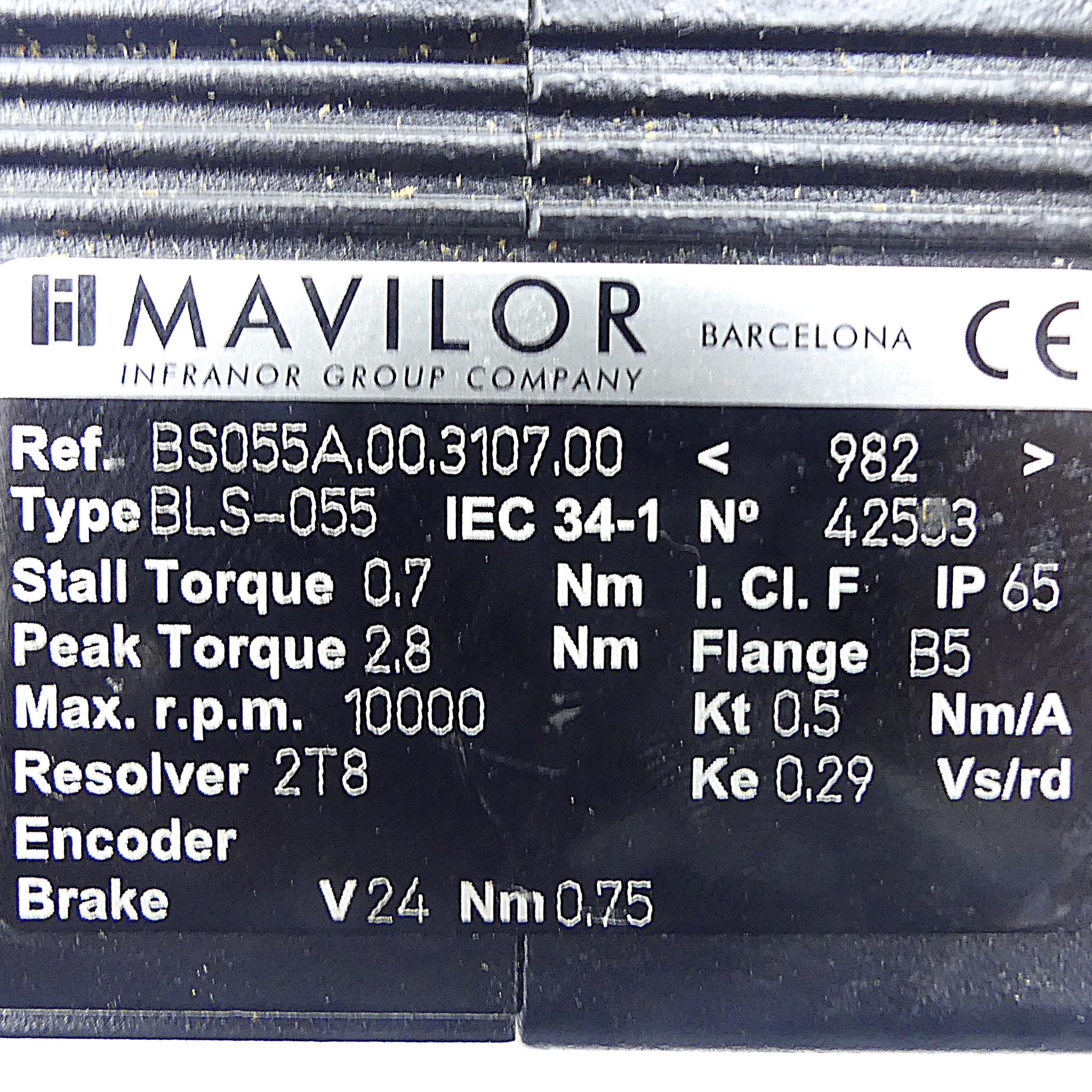 Produktfoto 2 von MAVILOR Servomotor BLS-055