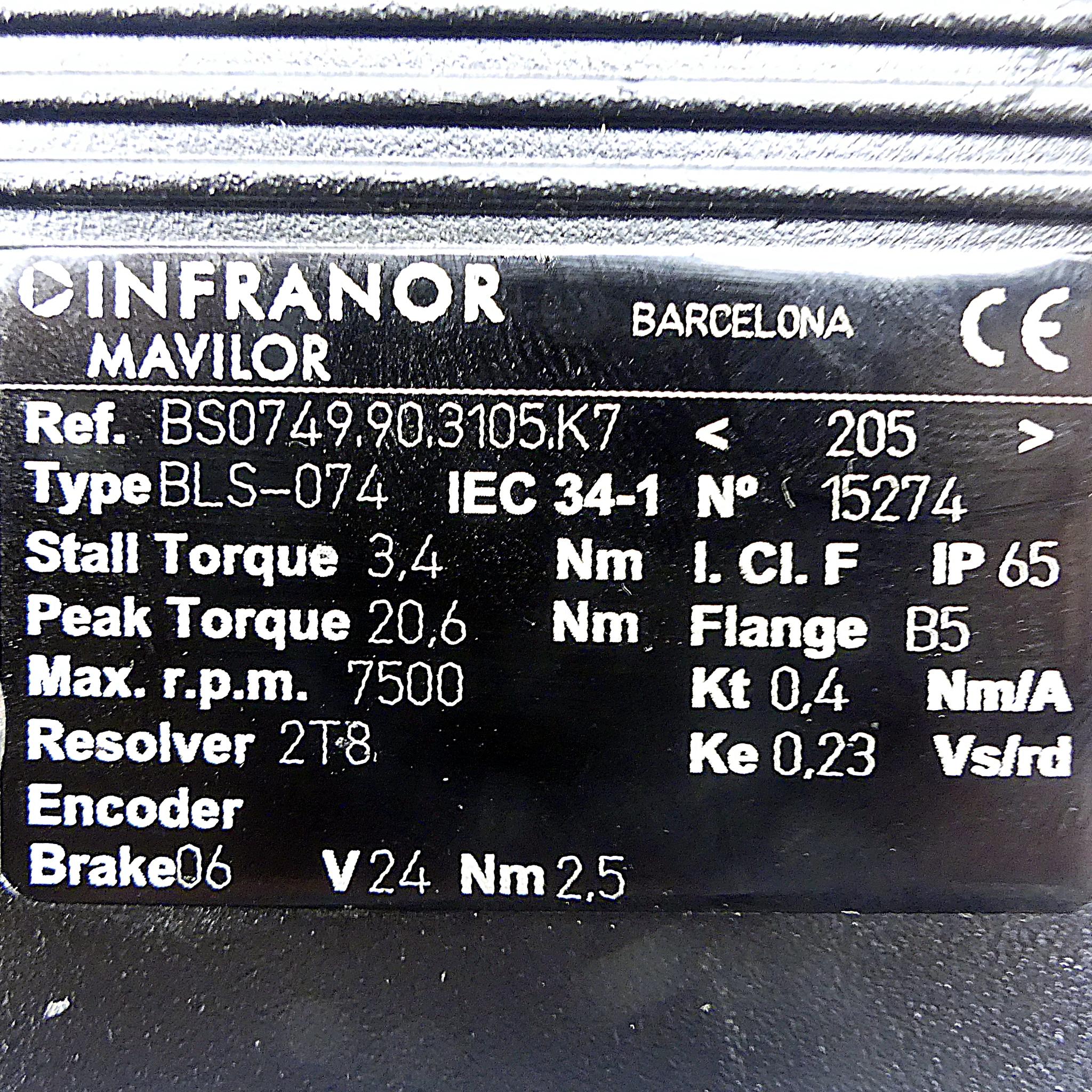 Produktfoto 2 von MAVILOR Servomotor BLS-074