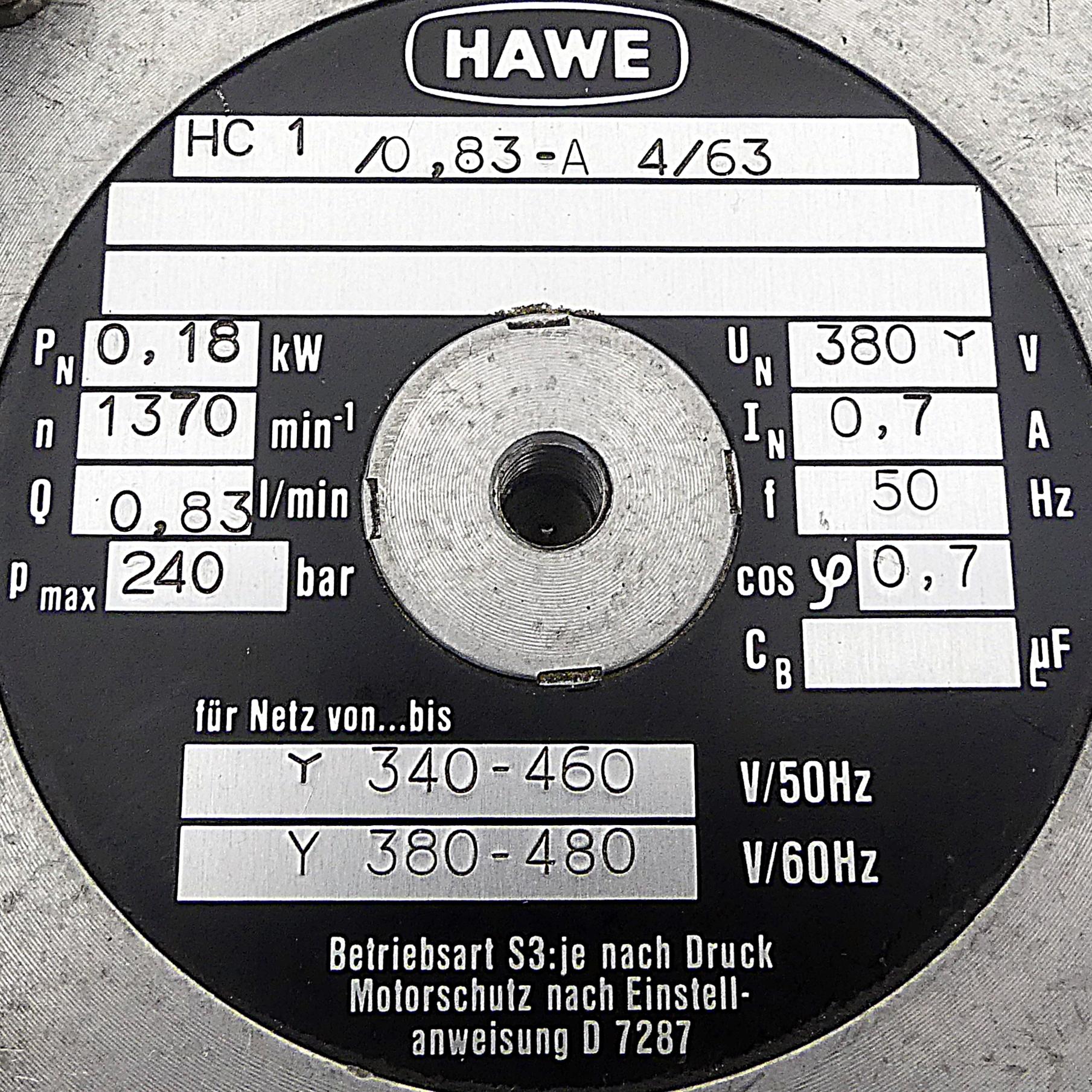 Produktfoto 2 von HAWE Hydraulikaggregat