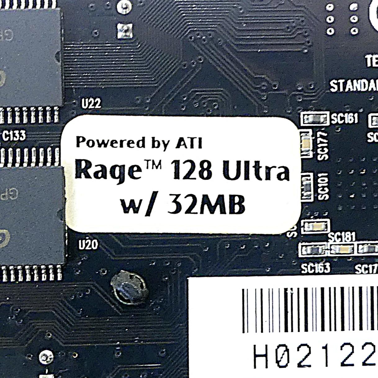 Produktfoto 2 von ATI 2 x Grafikkarte Rage 128 Ultra