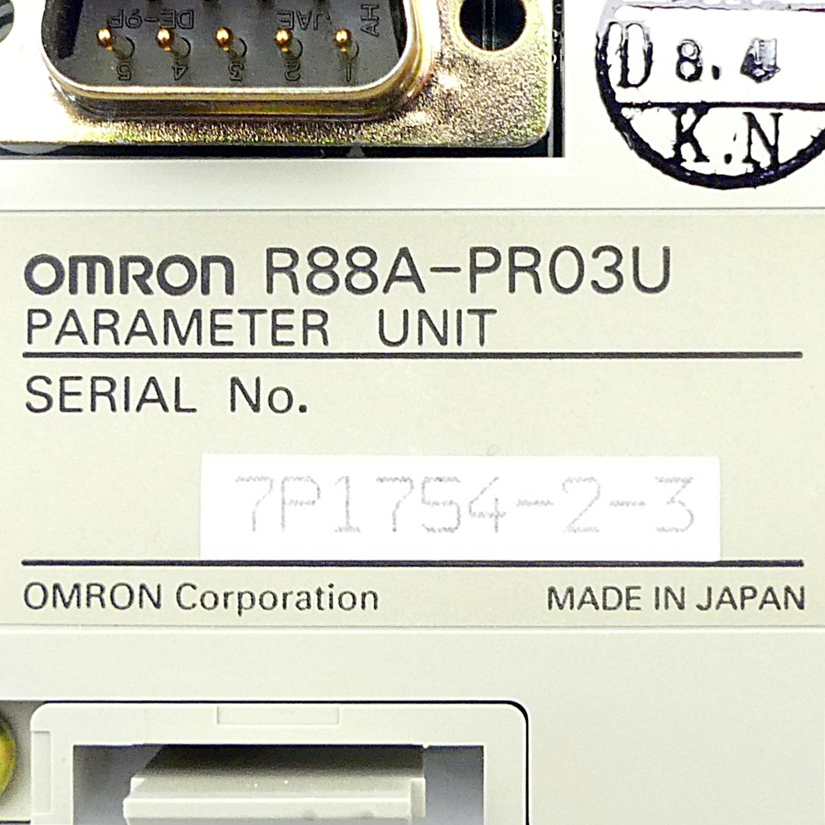 Produktfoto 2 von OMRON Parametereinheit