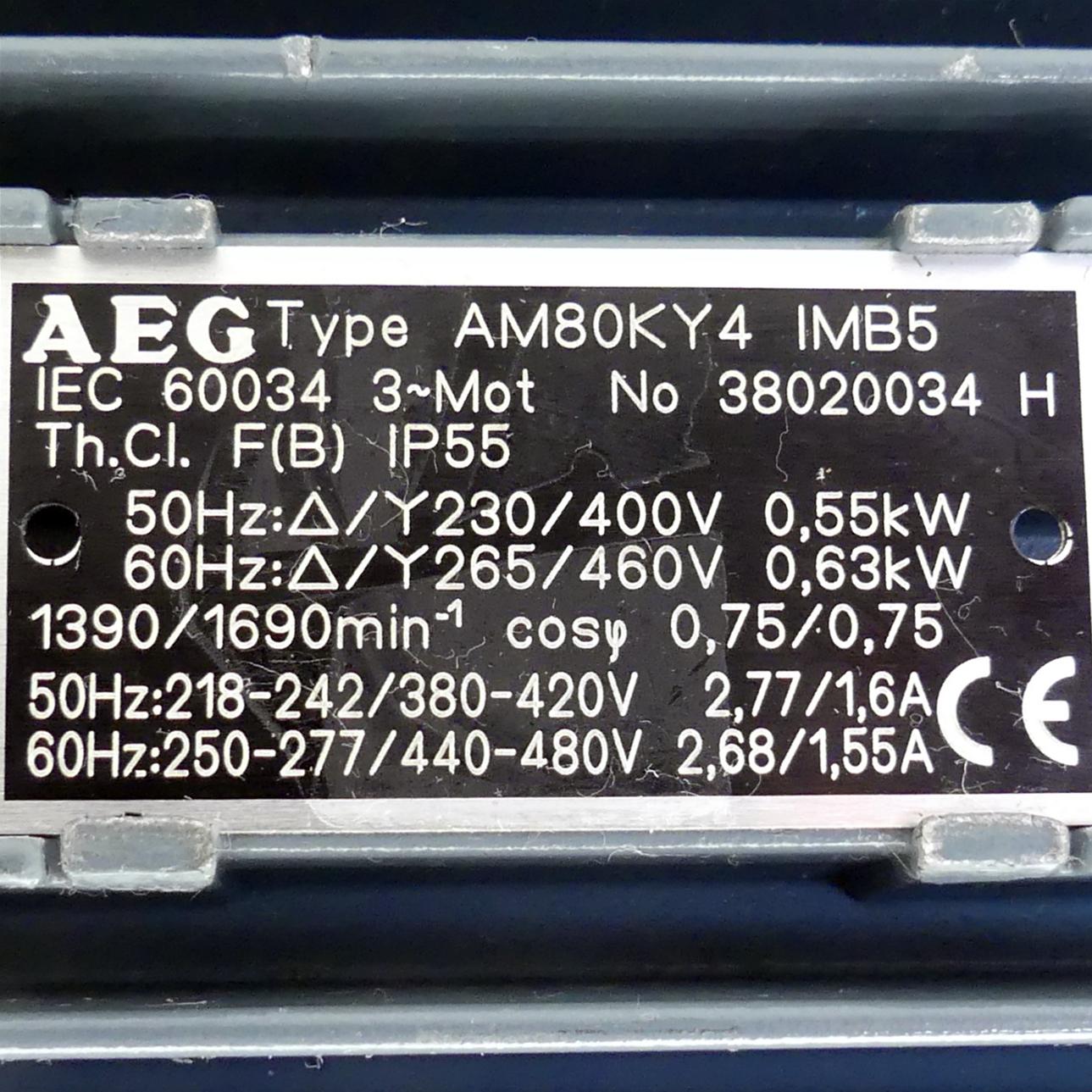 Produktfoto 2 von AEG Drehstrommotor