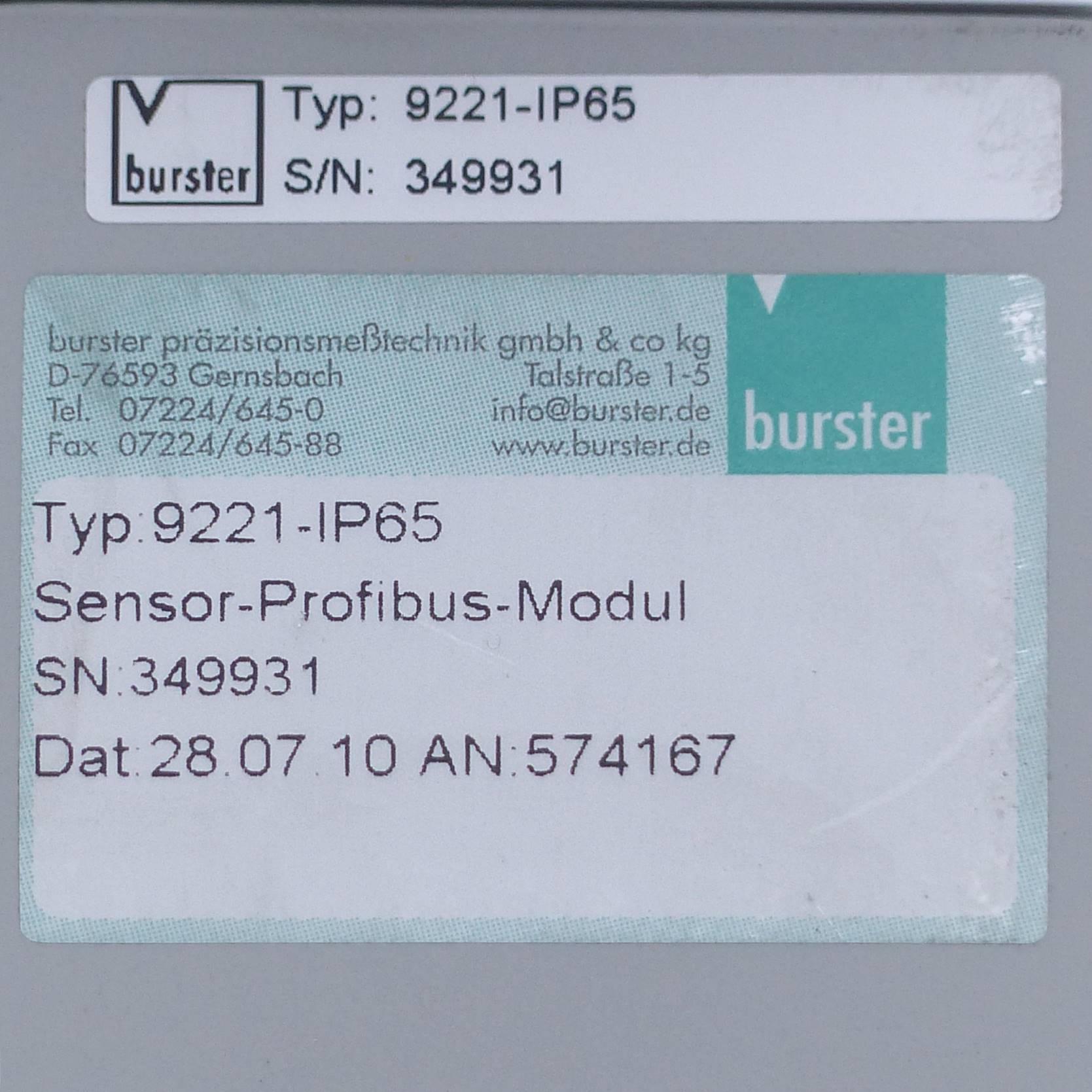 Produktfoto 2 von BURSTER Sensor Profibus Modul