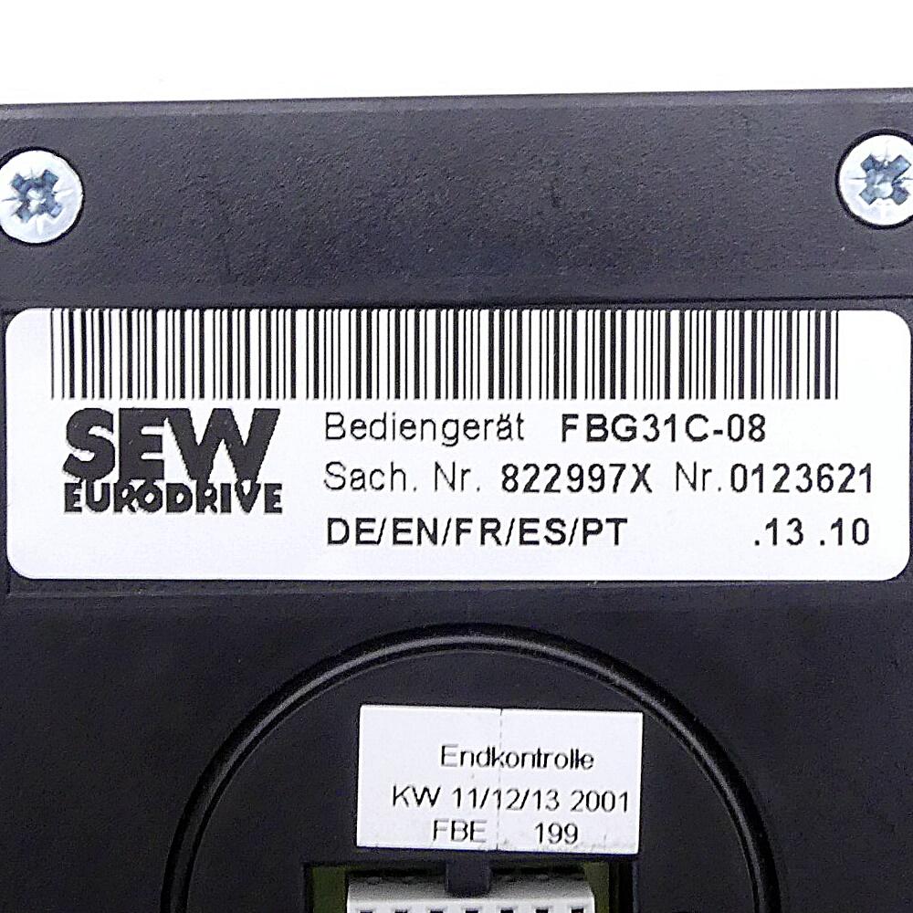 Produktfoto 2 von SEW-EURODRIVE Bediengerät