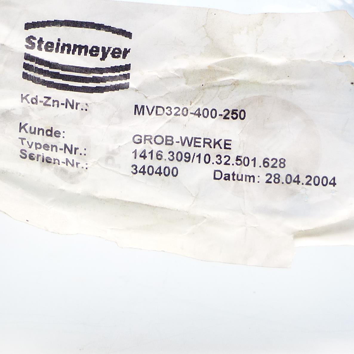 Produktfoto 2 von STEINMEYER Kugelgewindetrieb 1416.309/10.32.501.628