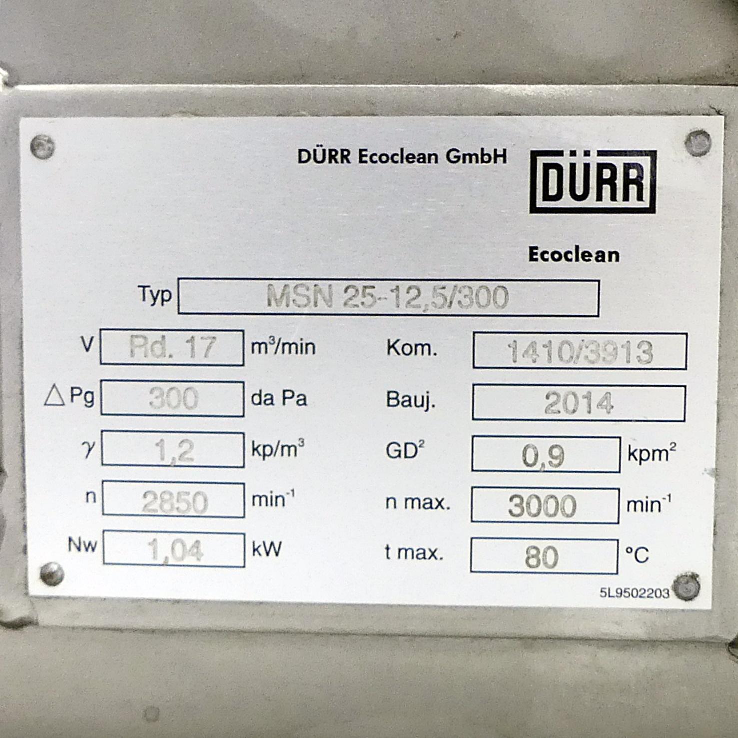 Produktfoto 2 von DÜRR Ventilator