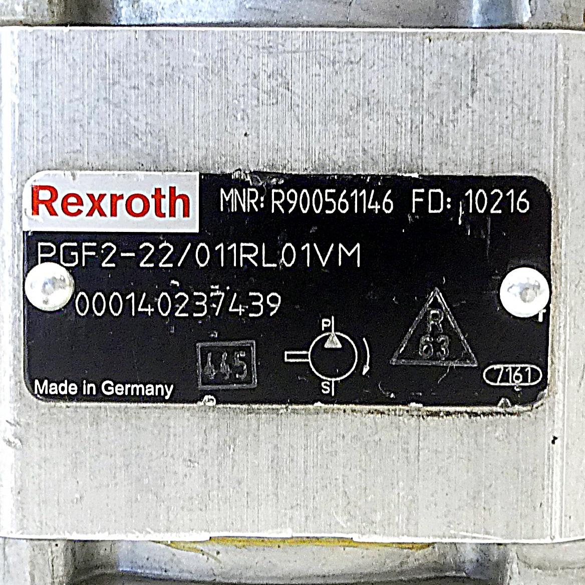 Produktfoto 2 von REXROTH Innenzahnradpumpe PGF2-22/011RL01VM