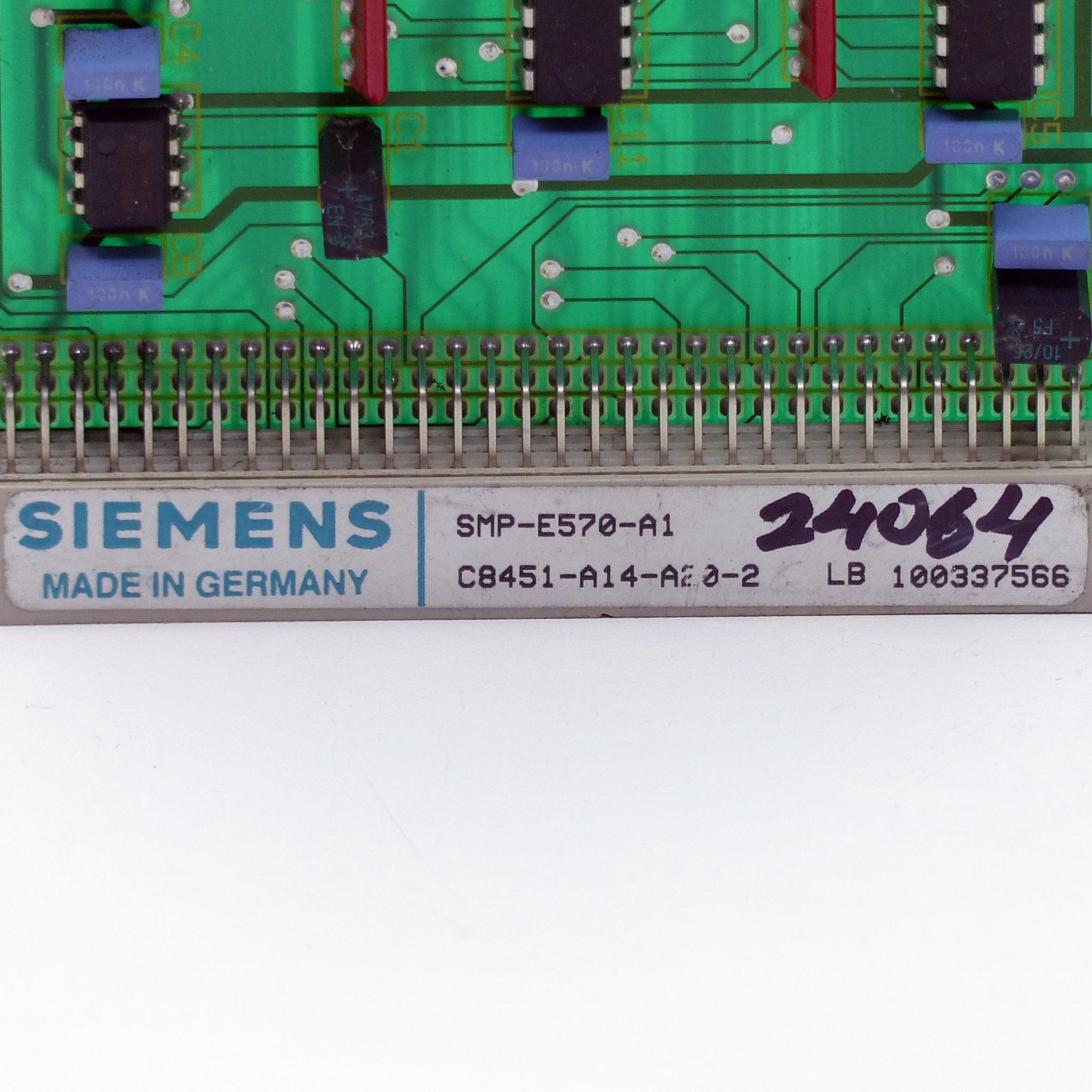 Produktfoto 2 von SIEMENS Leiterplatte SMP-E570-A1