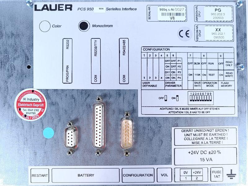 Produktfoto 6 von Lauer PCS 950 WIN Serielles Interface PG 960.202.3 230503 TESTED & UNUSED & OVP