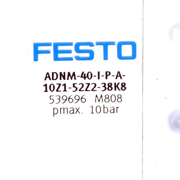 Produktfoto 2 von FESTO Pneumatikzylinder ADNM-40-I-P-A-10Z1-52Z2-38K8