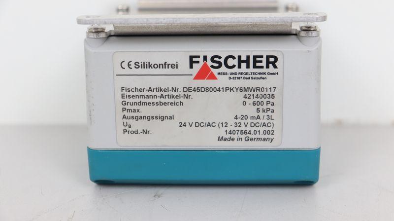 Produktfoto 3 von Fischer DE45D80041PKY6MWR0117  Digitaler Differenzdruckschalter TOP ZUSTAND