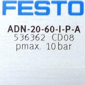 Produktfoto 2 von FESTO Kompaktzylinder ADN-20-60-I-P-A