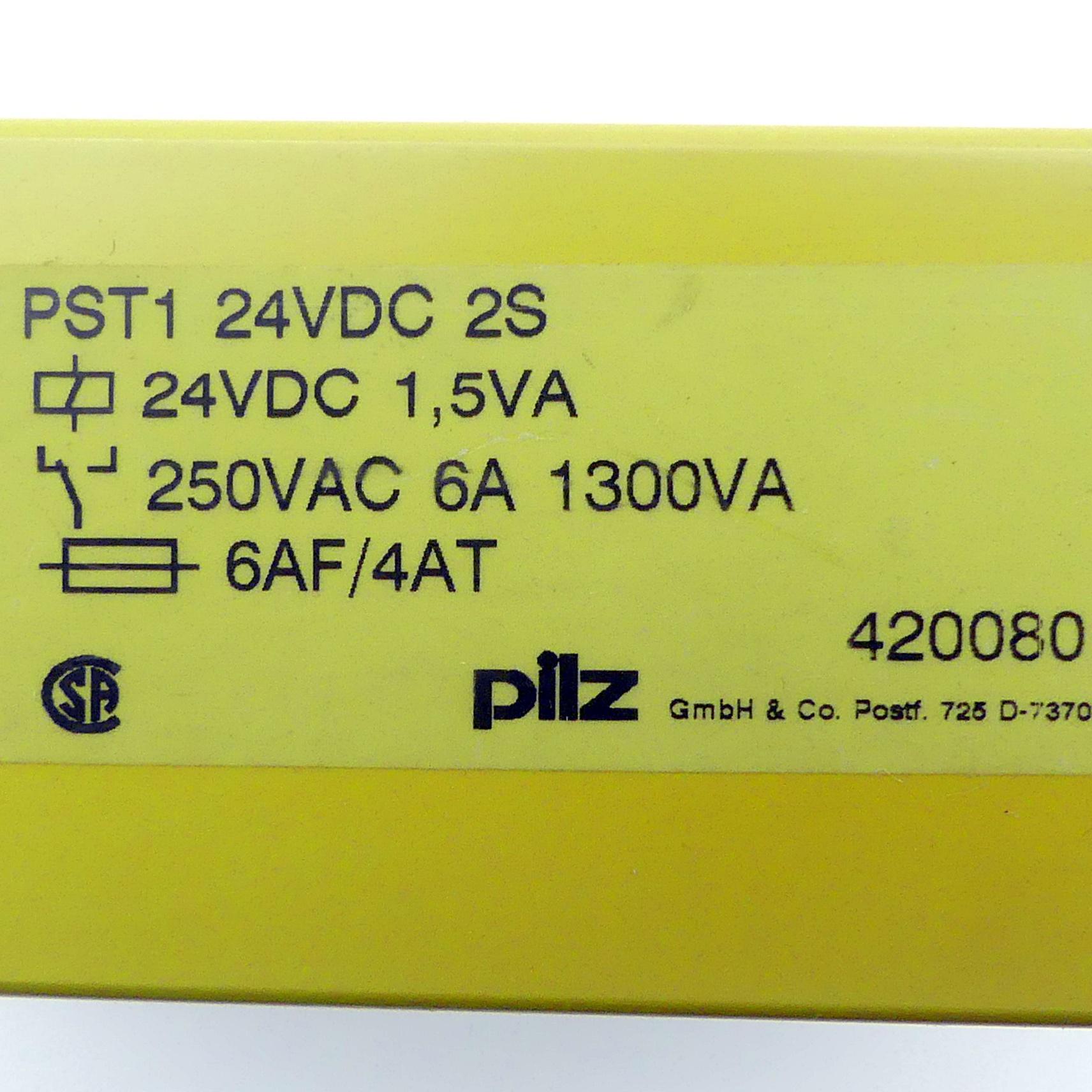 Produktfoto 2 von PILZ Sicherheitsrelais PST1 24VDC 2S