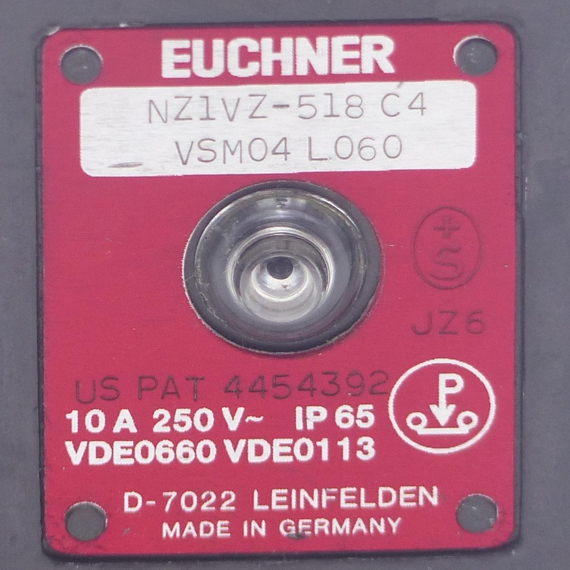 Produktfoto 2 von EUCHNER Sicherheitsschalter NZ1VZ-518 C4 VSM04 L060