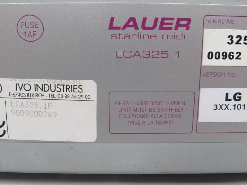 Produktfoto 2 von Lauer Starline Midi LCA325.1 LG 3XX.101.3 Bedienpanel Top Zustand