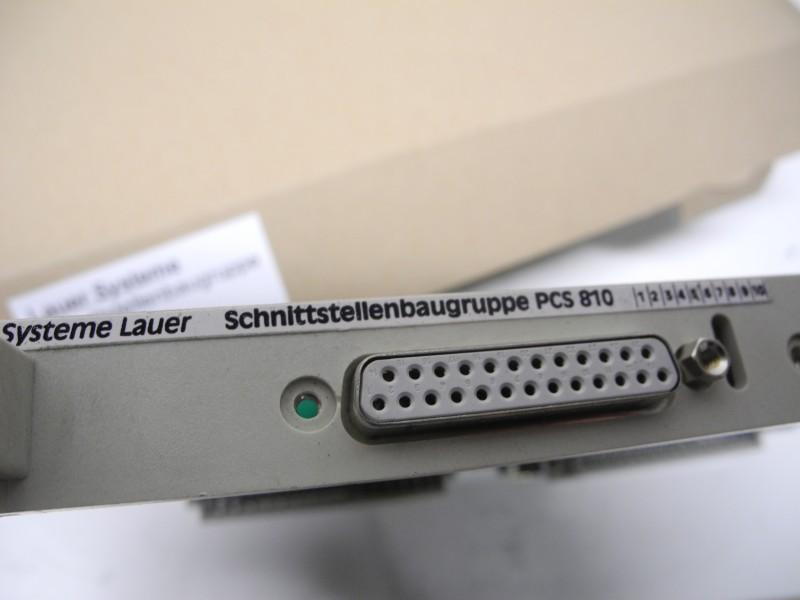 Produktfoto 4 von Lauer PCS810-3 Schnittstellenbaugruppe Top Zustand