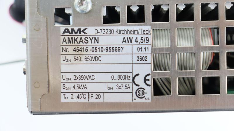 Produktfoto 4 von AMK AMKASYN AW 4,5/9 Servo Drive Frequenzumrichter + AWA01 TOP ZUSTAND