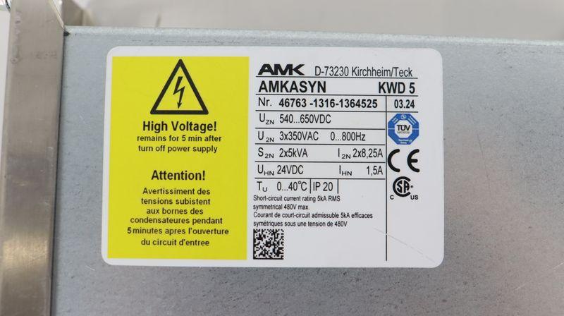 Produktfoto 3 von AMK Amkasyn KWD 5 KWD5 Servo Drive Vers. 03.24 TOP ZUSTAND