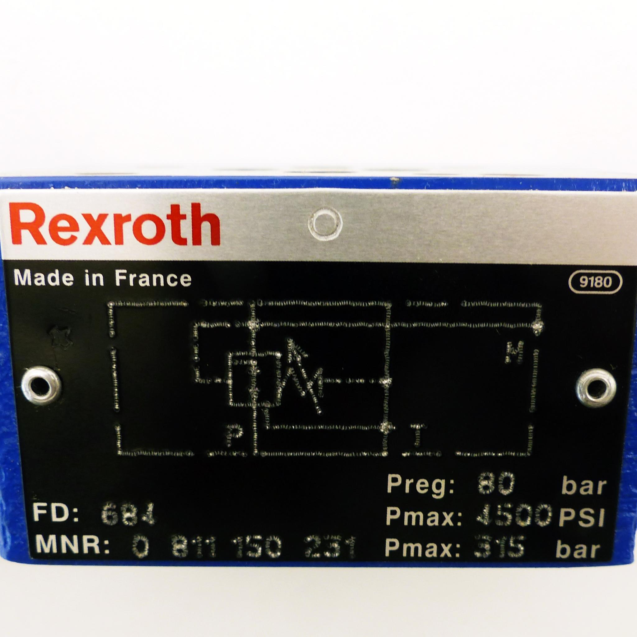 Produktfoto 2 von REXROTH Druckregelventil