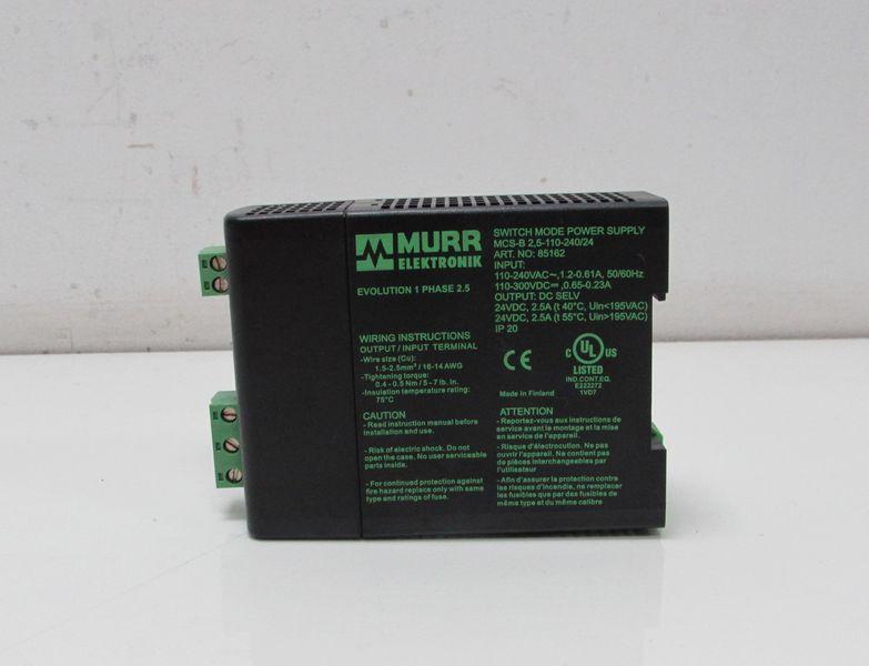 Produktfoto 2 von Murr Netzteil Mode Power Supply MCS-B 2,5-110-240/24 230V 24VDC 2,5A 85162