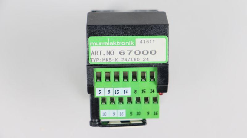 Produktfoto 4 von Murr Elektronik Relaisbaustein 67000 relay module MKS-K24/LED 24 NEUWERTIG