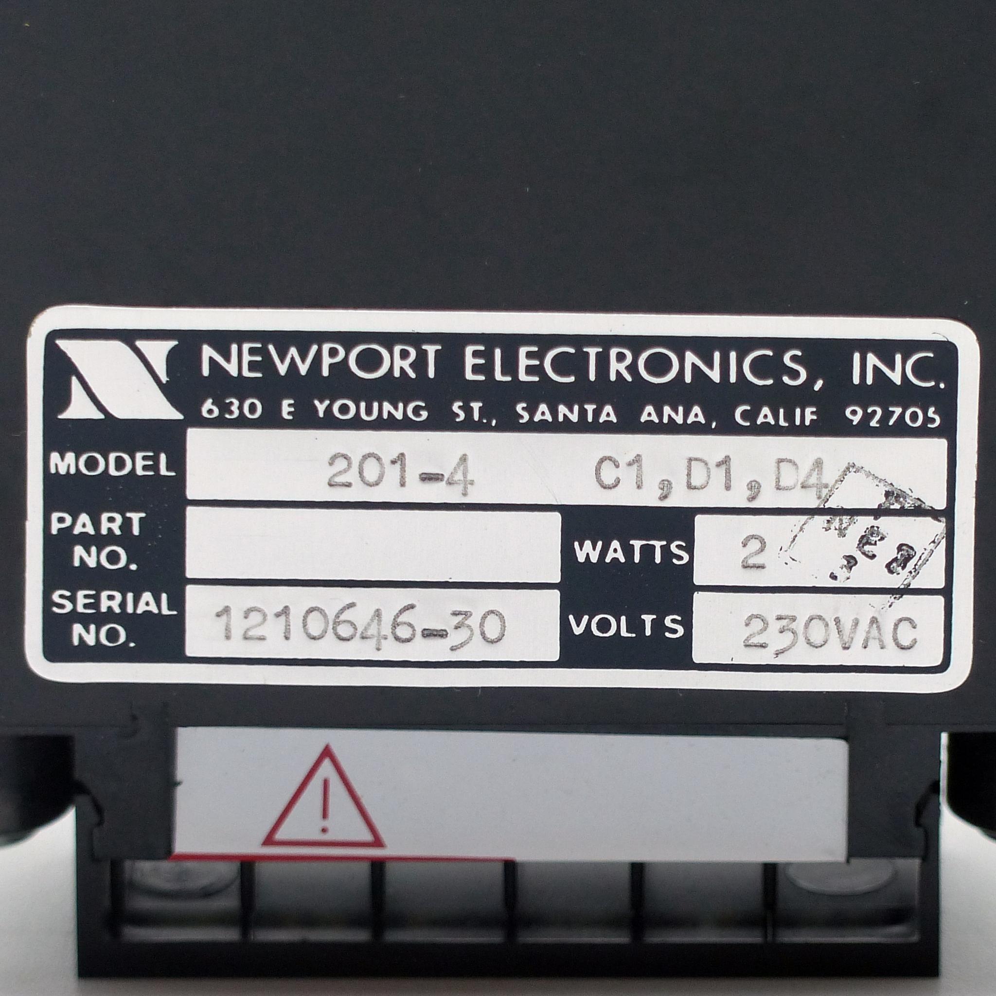 Produktfoto 2 von NEWPORT Voltmeter 201-4