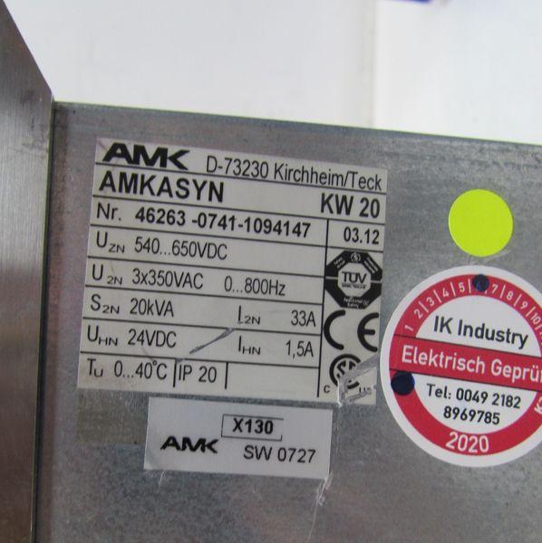 Produktfoto 4 von AMK Amkasyn KW 20 + KW-R03 KW20 Servo Drive TESTED TOP ZUSTAND