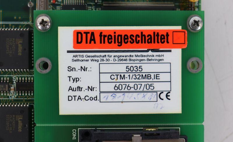 Produktfoto 3 von ARTIS CTM-1/32MB IE Profibus Control Card Platine CTM-1/32MB,IE NEUWERTIG