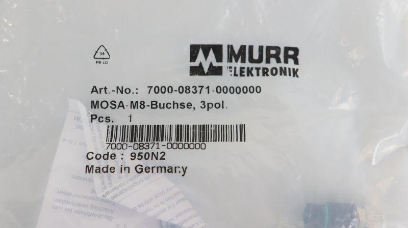 Produktfoto 3 von Murr Elektronik 7000-08371-0000000 MOSA-M8-Buchse UNUSED & OVP & SEALED