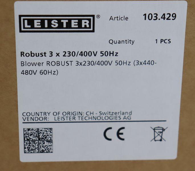 Produktfoto 4 von Leister Robust 3x 230/400V 50Hz G63A2 ID SEITENKANALVERDICHTER UNUSED & OVP