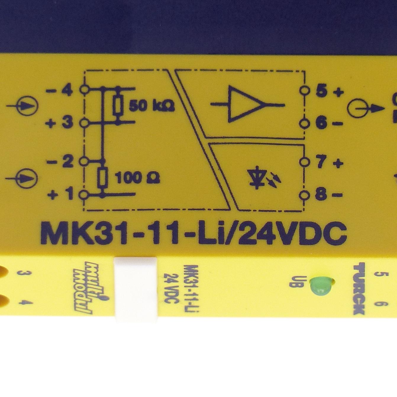 Produktfoto 2 von TURCK Analogsignaltrenner MK31-11-Li