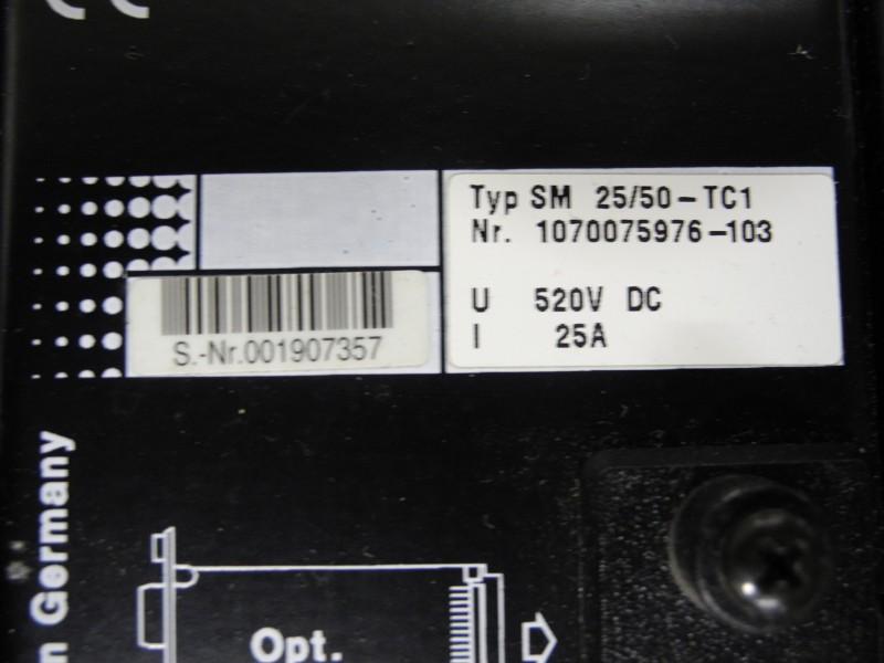 Produktfoto 2 von Bosch SM 25/50-TC1 1070075976-103 520V DC 25A  Servo Drive + Diagnose Card