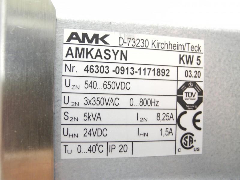 Produktfoto 8 von AMK AMKASYN Servo Drive KW 5 + 1x KW-R03 und KW-EA2 Neuwertig