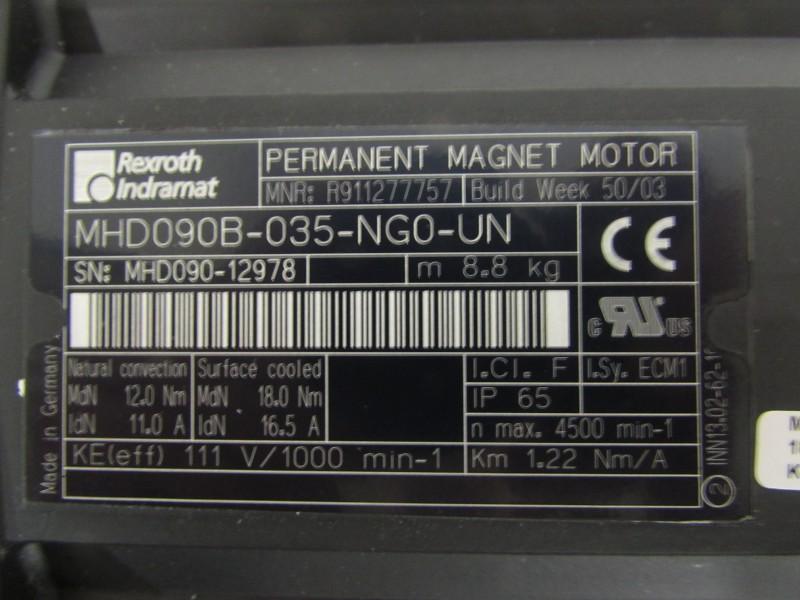 Produktfoto 3 von Rexroth Indramat Servomotor MHD090B-035-NG0-UN NEU OVP