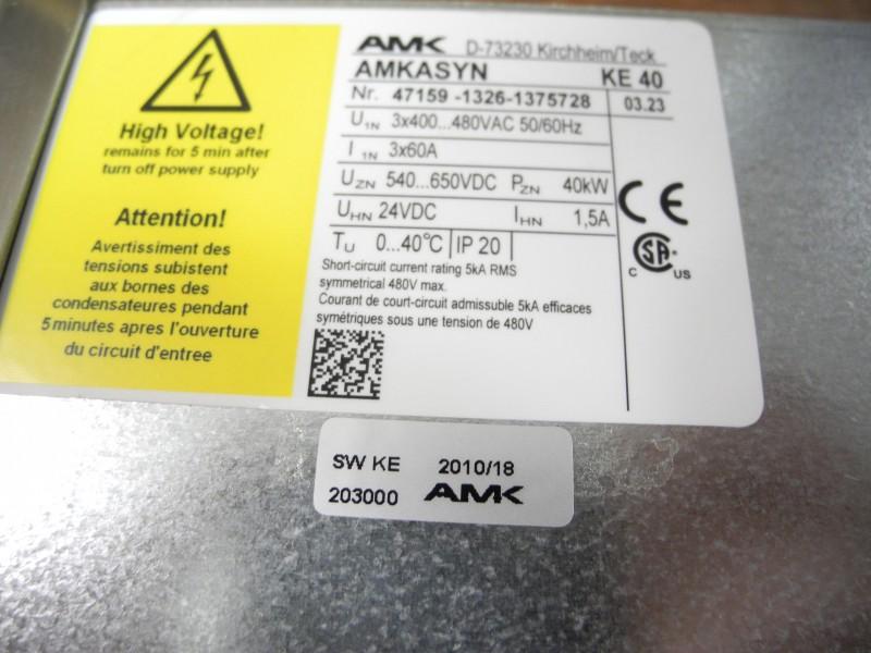 Produktfoto 2 von AMK KE 40 Amkasyn 40kW 24VDC 400V KE40 47159-1326 neuwertig