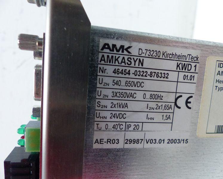 Produktfoto 4 von AMK Amkasyn KWD 1 Servo Drive KWD1 + 2x KW-R04 NEUWERTIG