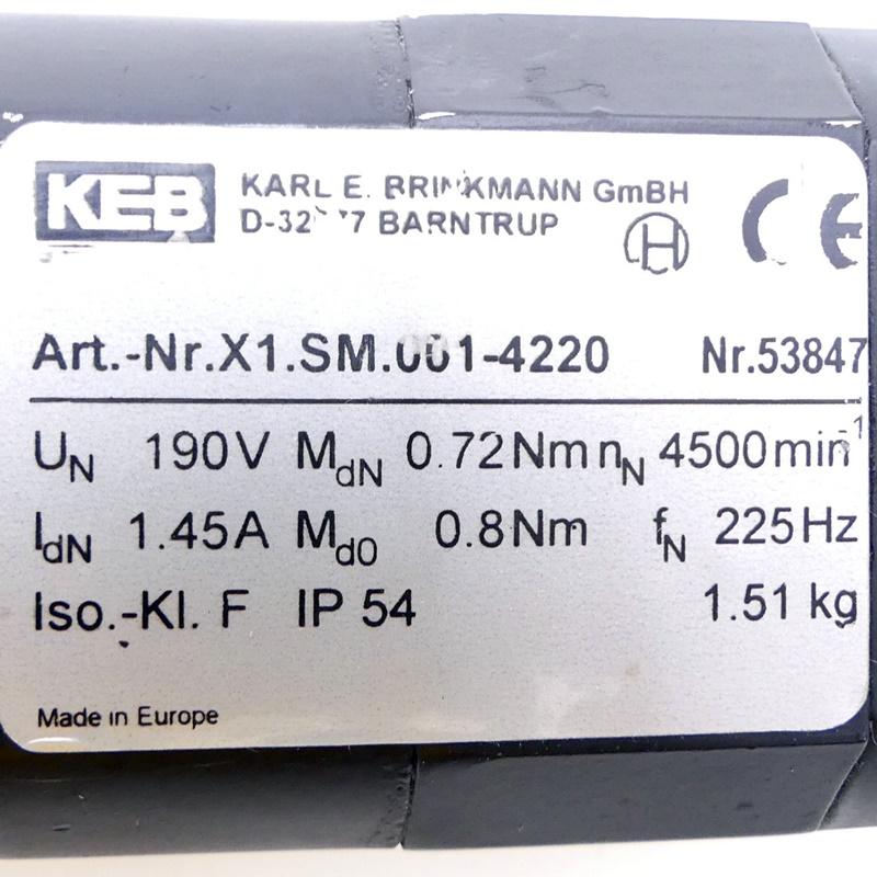 Produktfoto 2 von KEB ANTRIEBSTECHNIK Servomotor