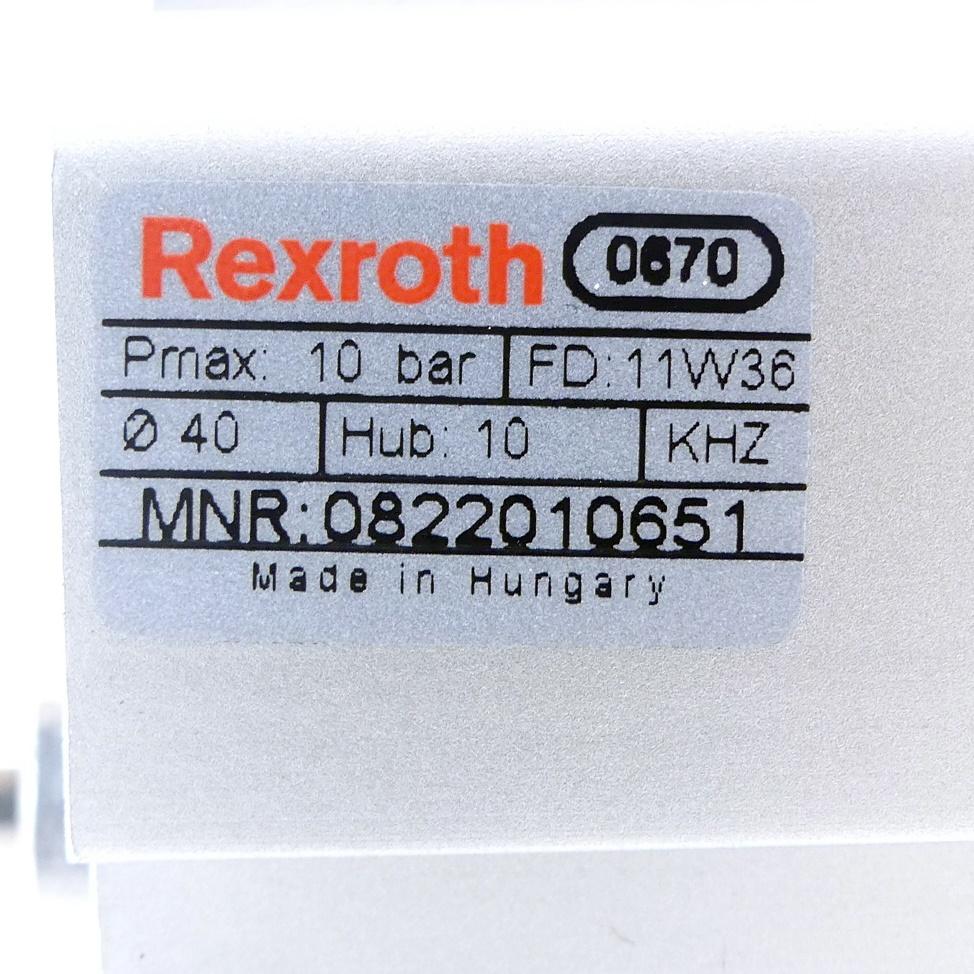 Produktfoto 2 von REXROTH Pneumatikzylinder 0822010651