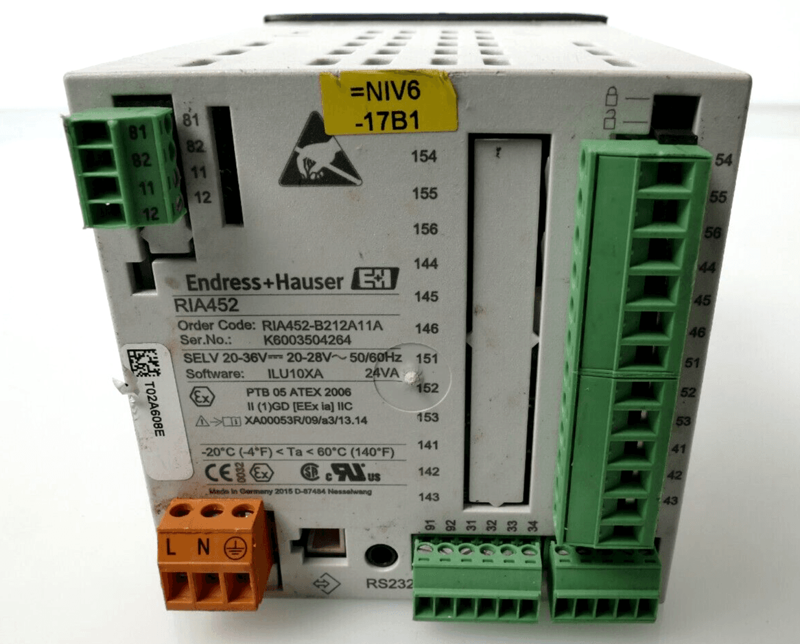 Produktfoto 3 von Endress+Hauser Steuerung RIA452 | RIA452-B212A11A