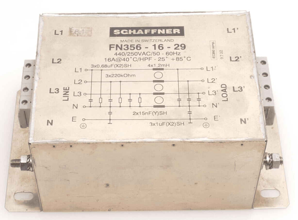 Schaffner FN356-16-29 Netzfilter 440/250VAC 50-60Hz