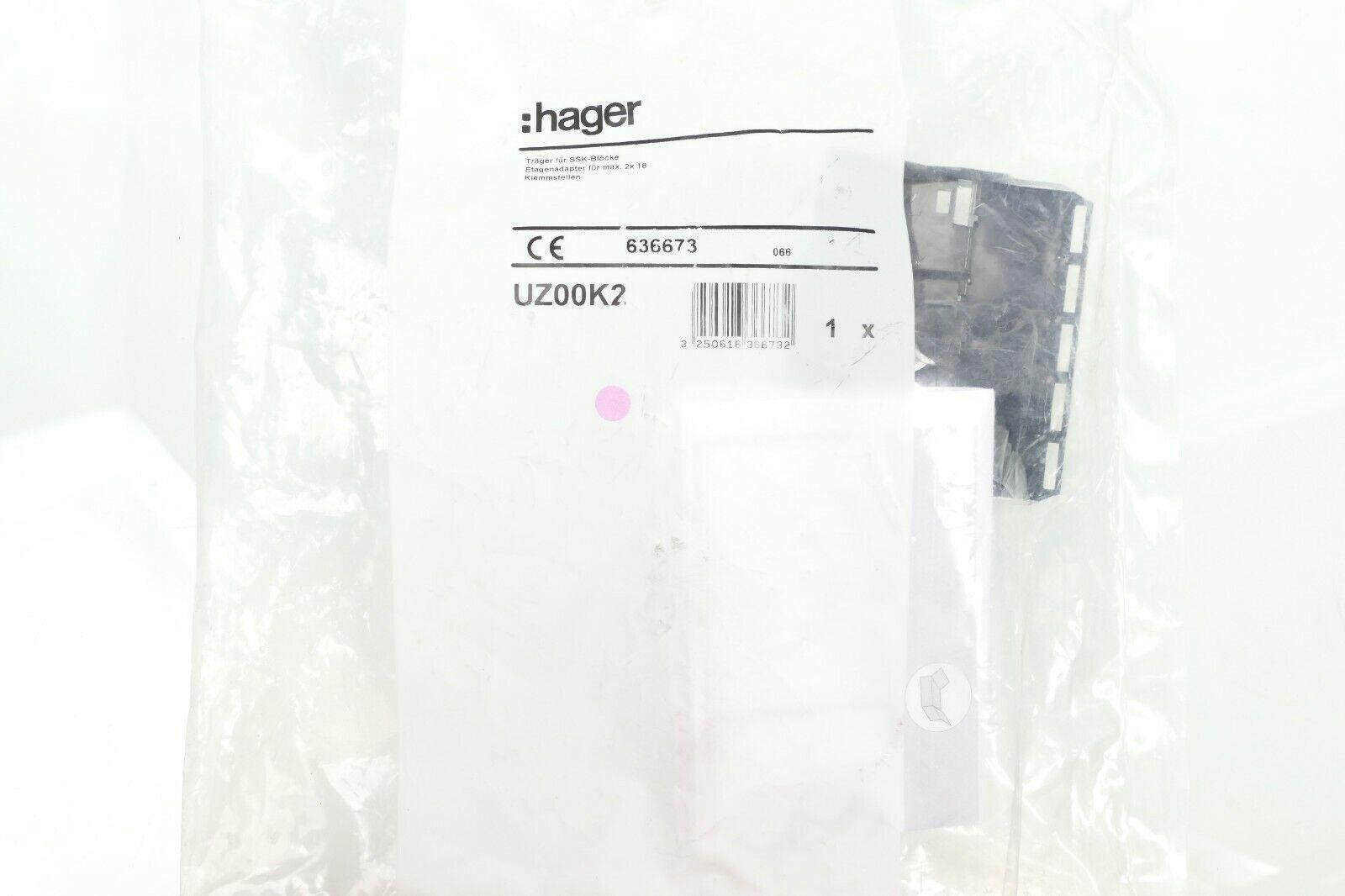 Produktfoto 1 von Hager Träger für SSK-Blöcke Etagenadapter UZ00K2 Kunststoff