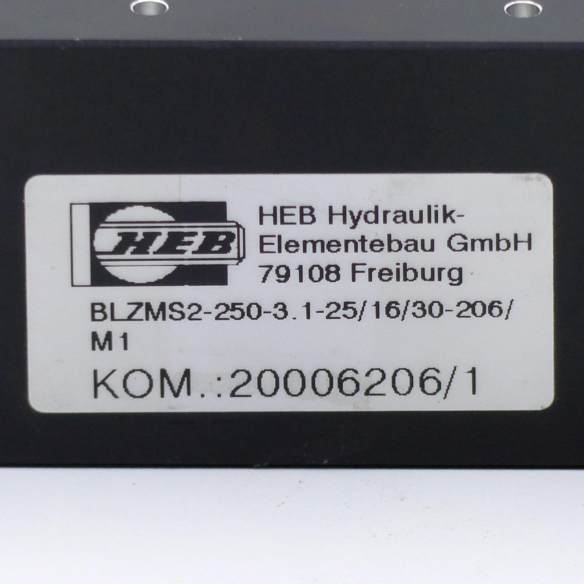 Produktfoto 2 von HEB Blockzylinder BLZMS2-250-2.2-25/16/30-206/M1