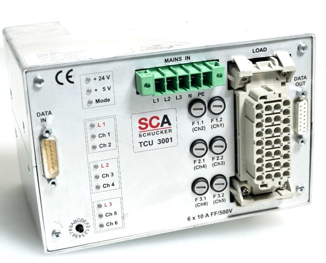 SCA Schucker TCU3001 Temperaturregler 8900.0002 | REV0002.0948.01