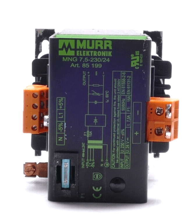 Produktfoto 3 von Murr Elektronik 85 199 Transformator MNG 7,5-230/24