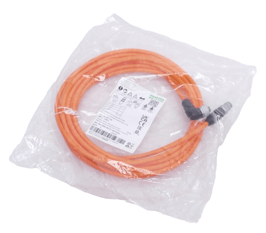 Produktfoto 1 von Murr Elektronik 7000-40121-4870500 | M12 Anschlusskabel A-kod. mit Kabel | 5m