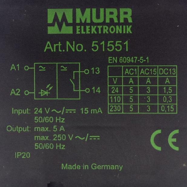 Produktfoto 2 von MURRELEKTRONIK Relaismodul