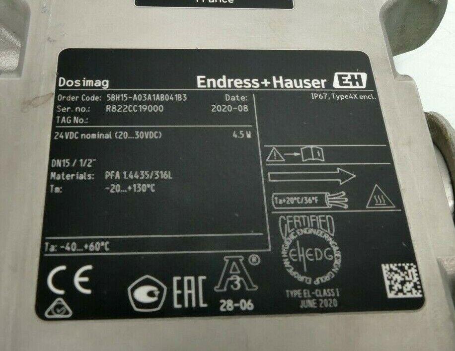 Produktfoto 3 von Endress + Hauser Dosimag 5BH Durchflussmessgerät | 5BH15-A03A1AB041B3