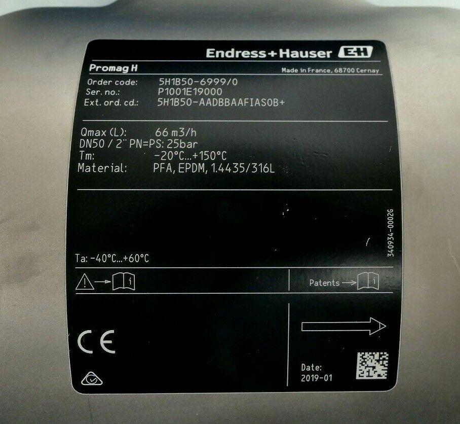 Produktfoto 4 von Endress+Hauser | Promag H 100, 5H1B50-6999/0